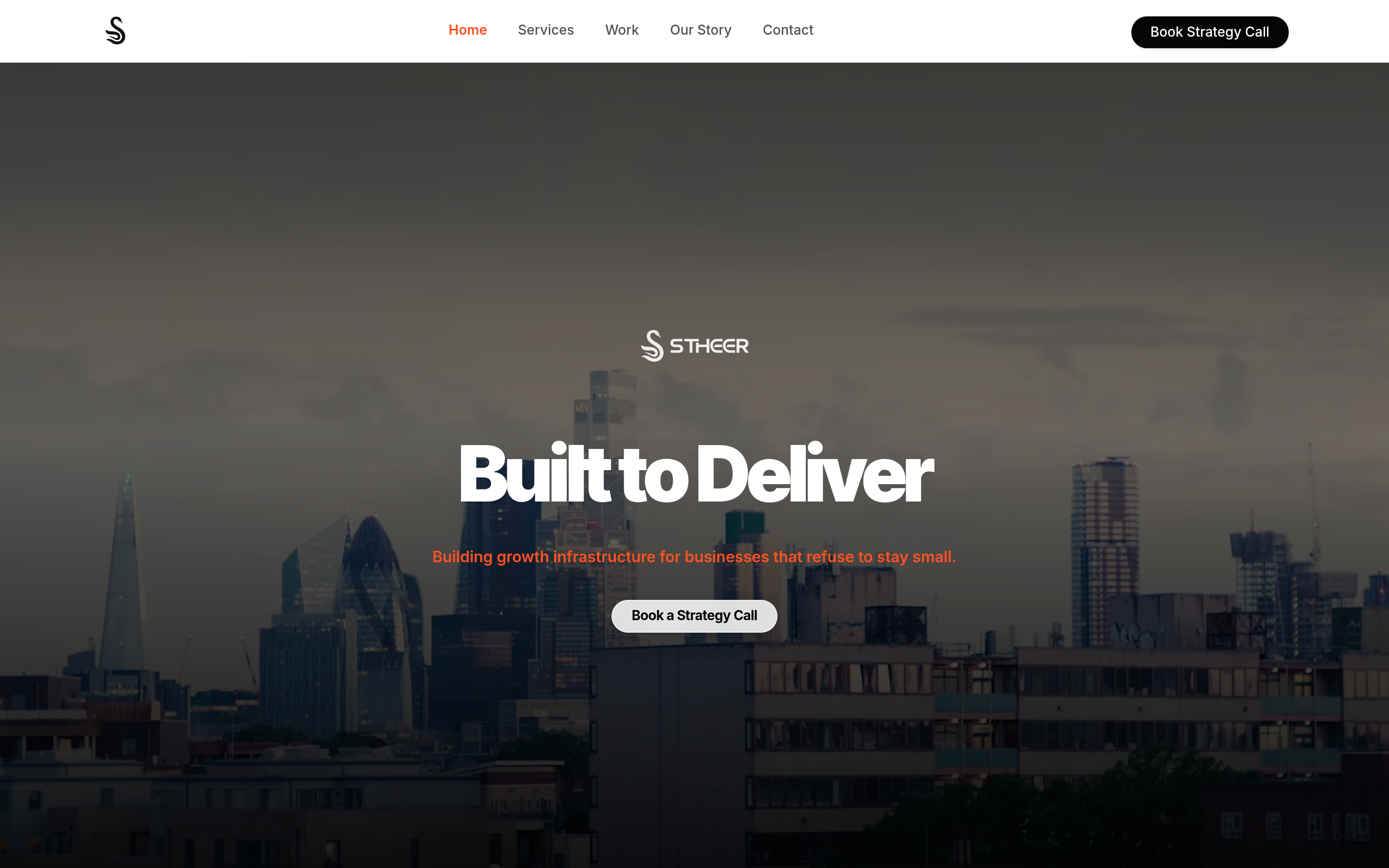 STHEER UK Desktop View